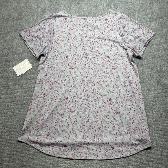 LulaRoe Lot of 2 Classic T-Shirt Womens XL Multicolor Floral Stretch New - Picture 4 of 7